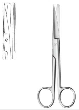 Operating Scissors, Straight & Curved, Sharp/Blunt.