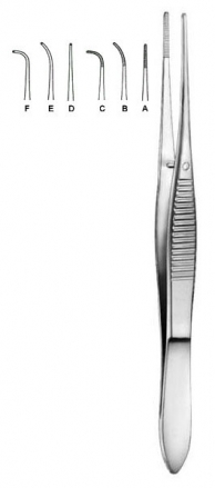 Dissecting Forceps, Straight & Curved
