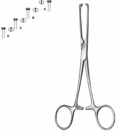 Allis-Adair Intestinal and Tissue Grasping Forceps