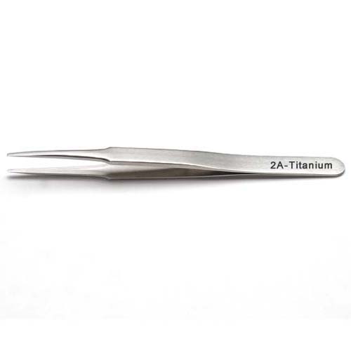 Titanium Tweezer flat point.