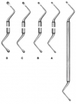 Lucas Bone Curette, double-ended